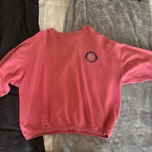 Bum Equipment Pink Cotton Sweatshirt